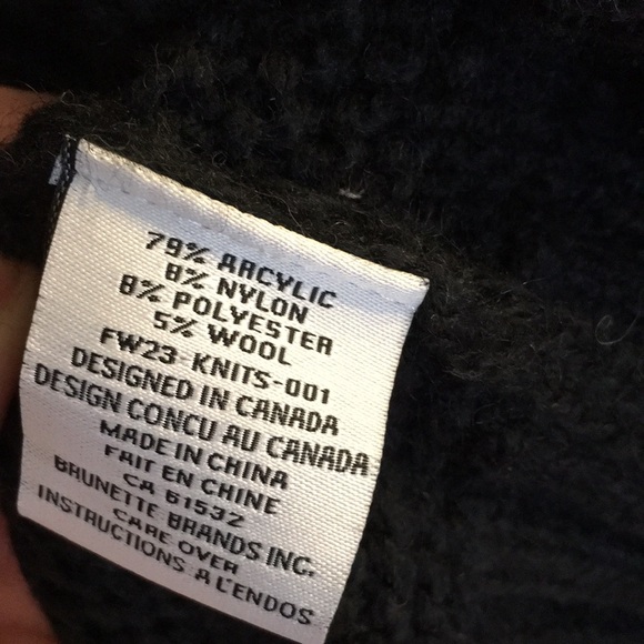 NWT 3XL/4XL BRUNETTE THE LABEL Big Sister Adele Cableknit Sweater Dress, Black - Picture 13 of 16